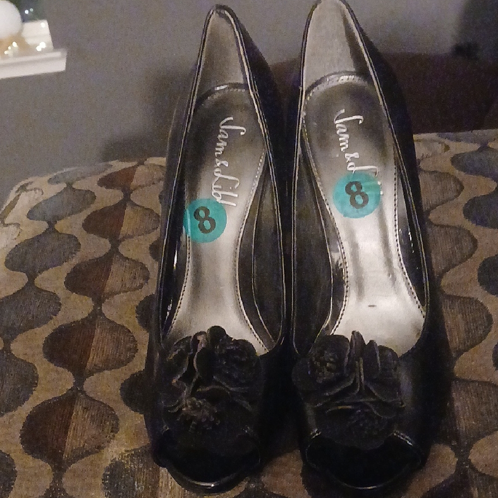 Sam & Libby Black Heels Classic Design
